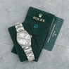 Rolex Air-King 34 Argento Oyster 5500 Silver Lining 